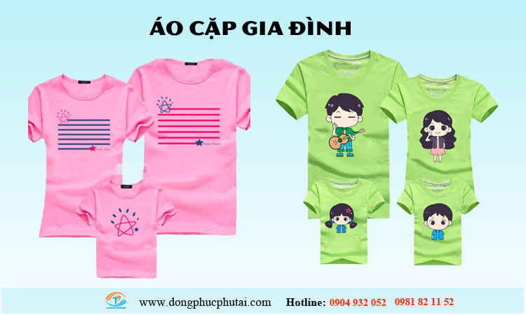 Áo cặp cho gia đình