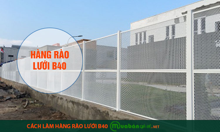 Cách làm hàng rào lưới b40