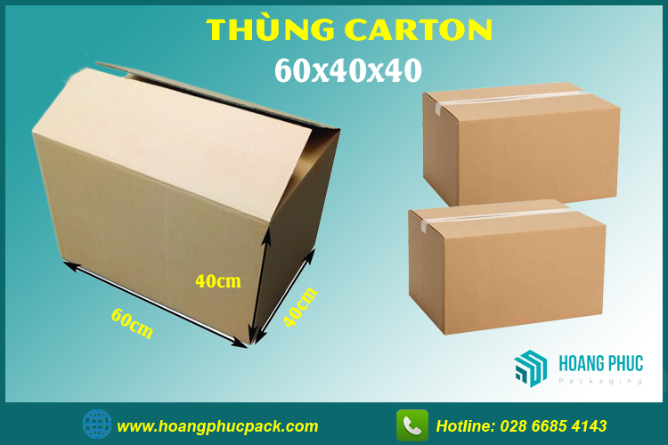 Thùng carton 60x40x40