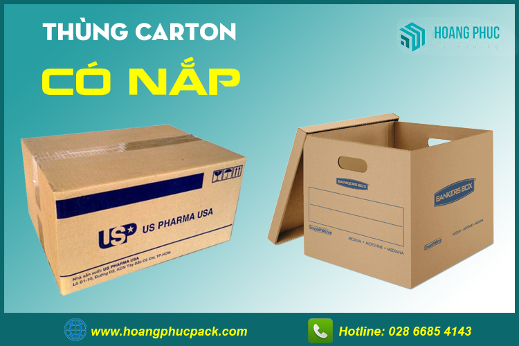 Thùng carton có nắp